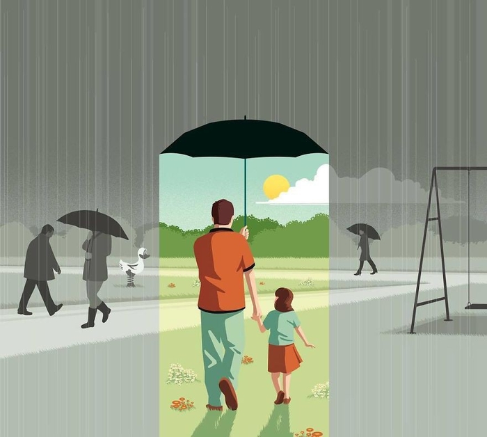 Triệu trái tim đều suy ngẫm trước bộ tranh về cuộc sống hiện đại