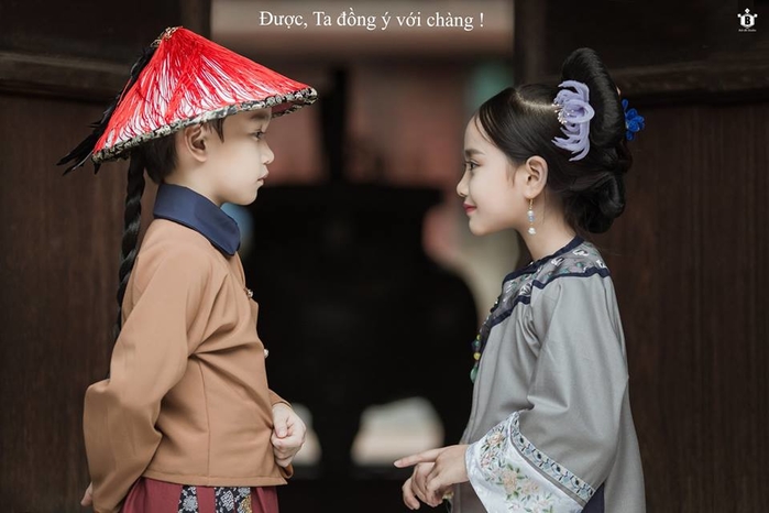 Bộ ảnh cover Diên Hy Công Lược xuất thần của cặp mẫu nhí Hà thành