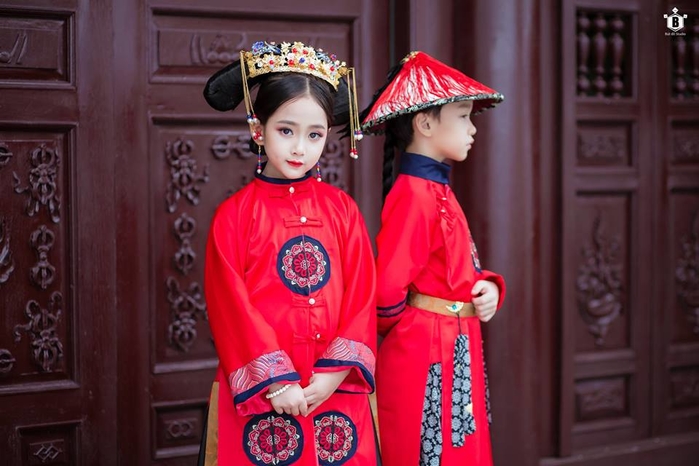 Bộ ảnh cover Diên Hy Công Lược xuất thần của cặp mẫu nhí Hà thành