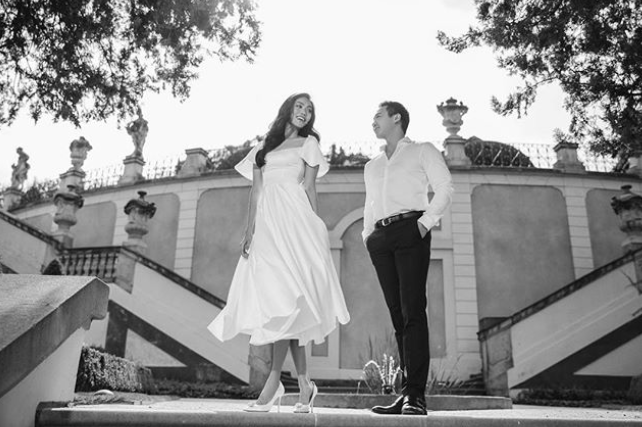 Hé lộ ảnh cưới ngọt ngào chụp ở Paris của Lan Khuê