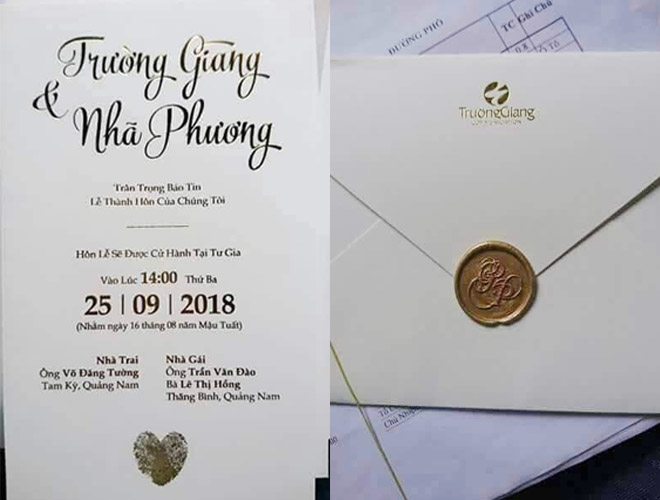 Chính thức hé lộ ảnh cưới của Trường Giang và Nhã Phương
