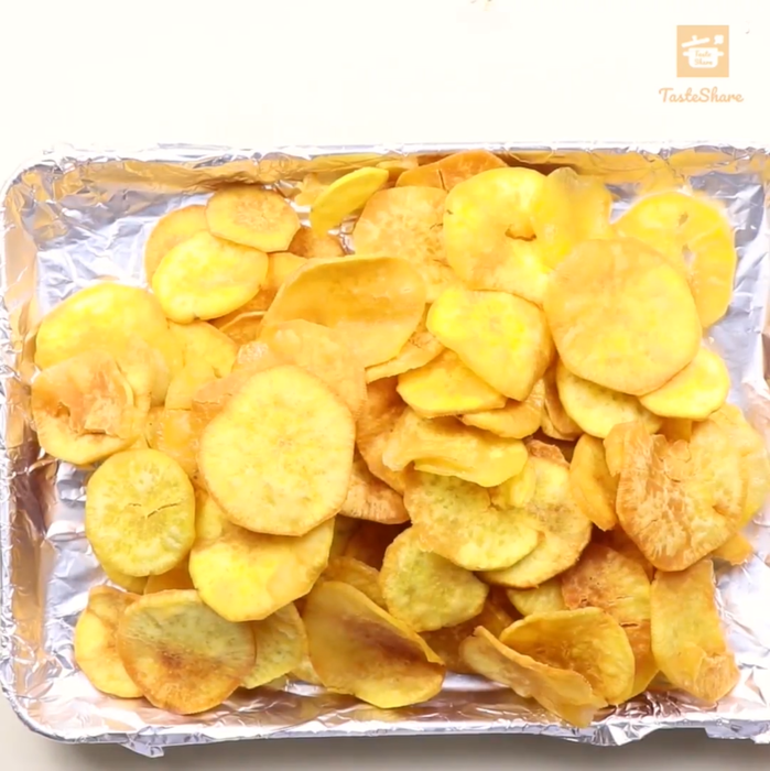 Công thức làm snack khoai lang thơm ngon, giòn rụm