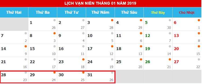 Đã có lịch nghỉ Tết Nguyên Đán 2019, có nơi nghỉ tận nửa tháng