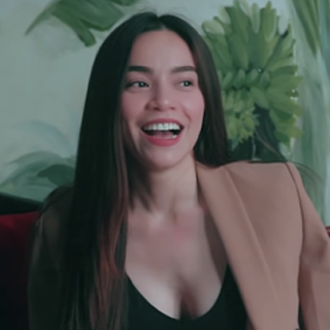 Hồ Ngọc Hà đáp trả vui về việc từng uống bia để hôn Kim Lý