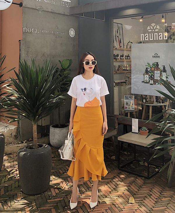 Học sao Việt cách phối đồ dạo phố chuẩn đẹp