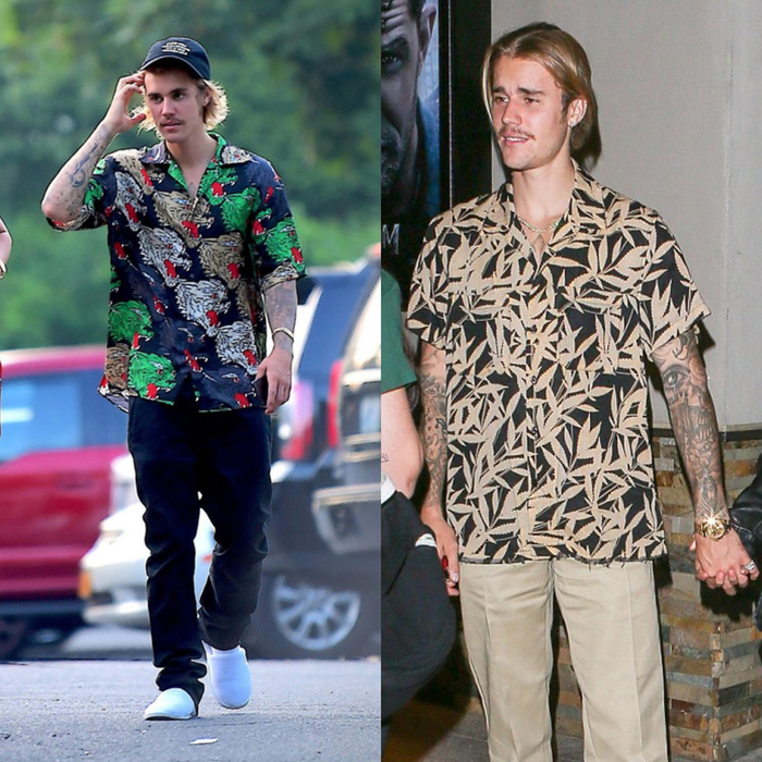 Justin Bieber gây choáng với cách ăn mặc lạ sau khi đính hôn