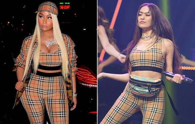 Khi sao Viet dung hang voi sao quoc te: Hoang Thuy Linh va Nicky Minaj 10 phan ven 10