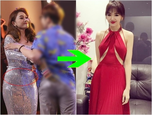 Tranh tang can vun vut nhu Nam Em, mach nuoc ban thuc don giam can than toc cua cac sao Viet