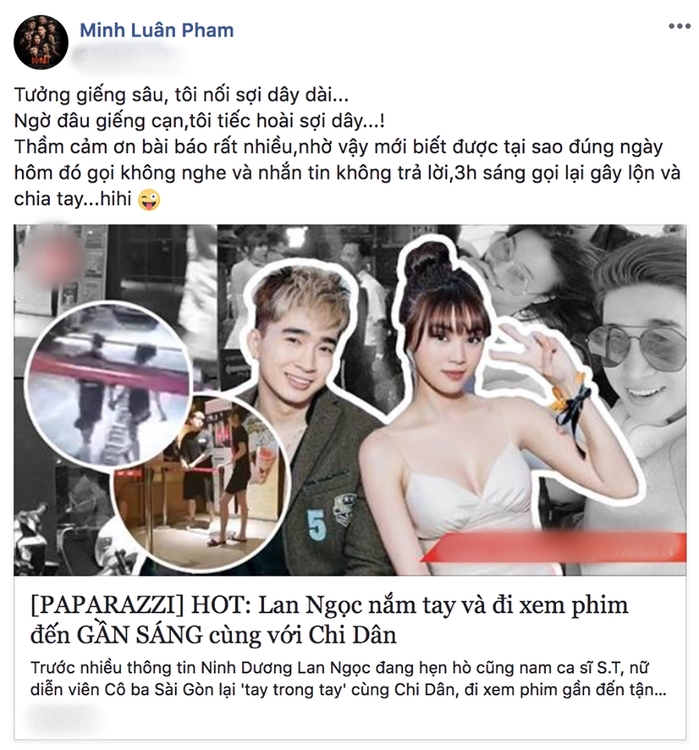 Trước Chi Dân, sao nam Vbiz nào thuộc hội người cũ của Lan Ngọc