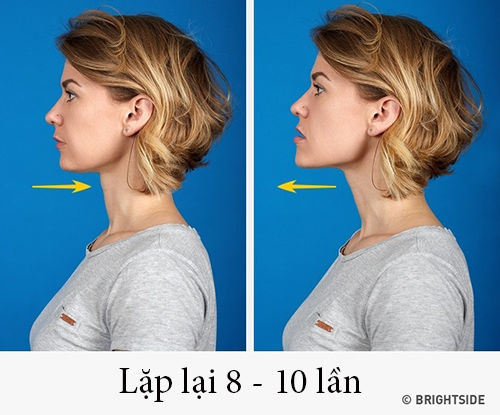 8 bài tập đơn giản giúp đánh bay nọng cằm ngay lập tức