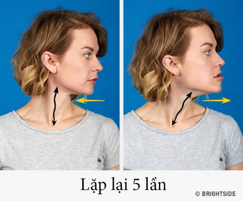 8 bài tập đơn giản giúp đánh bay nọng cằm ngay lập tức