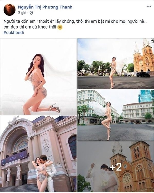 Cũng là mặc đồ tắm nhưng Minh Tú chụp ảnh ở chợ lại nghệ đến thế này
