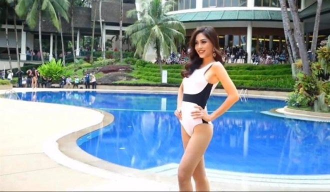 Bùi Phương Nga tự tin trình diễn bikini tại Miss Grand 2018