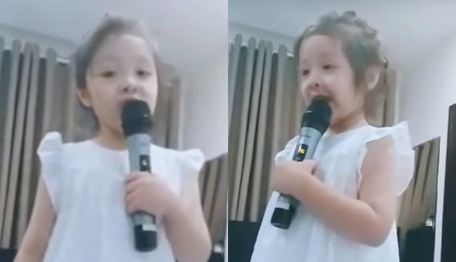 Công chúa nhỏ của Elly Trần mới 4 tuổi đã nói tiếng Anh sành sỏi