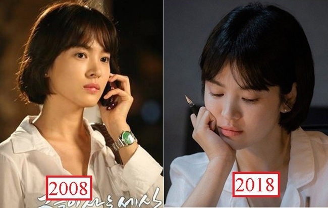 Để lại kiểu tóc 10 năm trước, Song Hye Kyo khiến dân tình bất ngờ