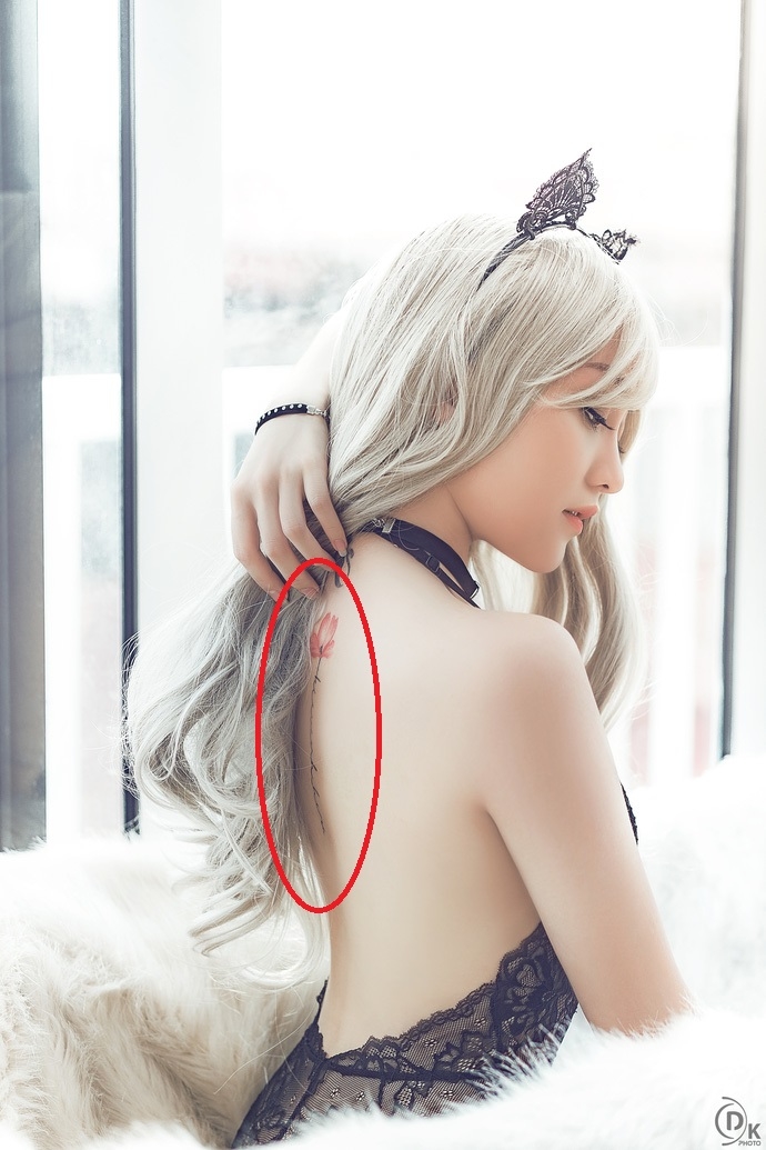 Giai ma nhung hinh xam doc la tren co the nhung nu hot streamer Viet
