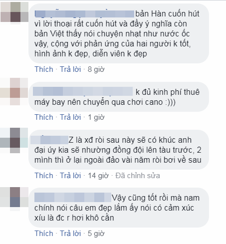 “Hậu Duệ Mặt Trời” bản Việt tiếp tục gây tranh cãi