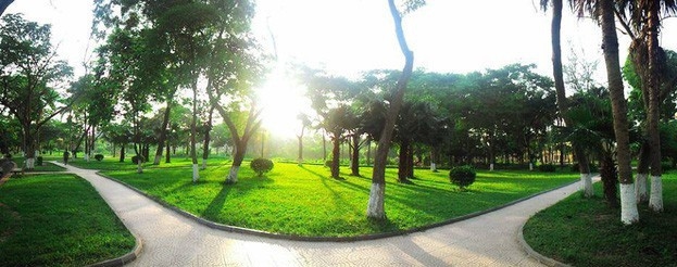 Ngôi trường đặc biệt rộng bậc nhất Việt Nam, có nhiều góc sống ảo