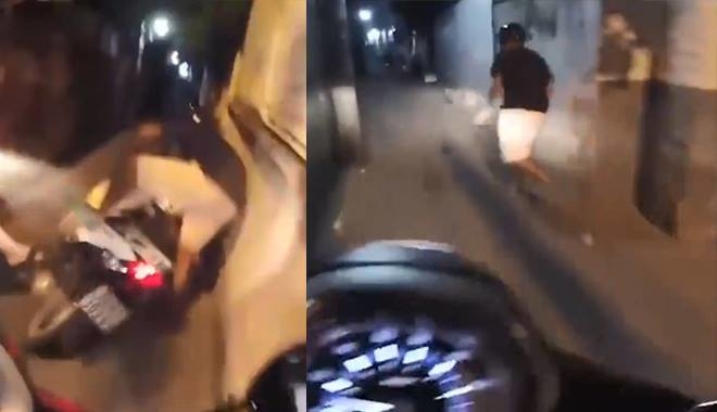 Khoảnh khắc cả xóm ùa ra bắt cướp gây sốt mạng