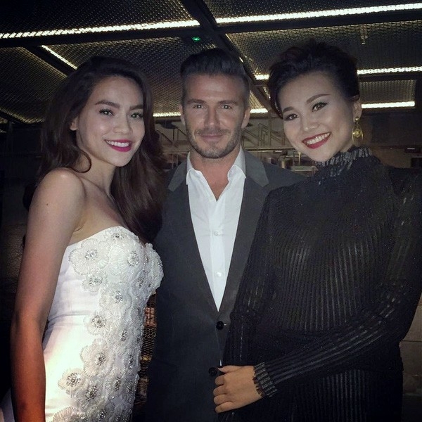 Những lần David Beckham gây bão khi sánh vai bên các mỹ nhân Việt