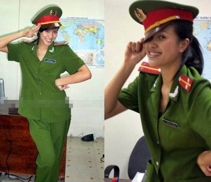 Sao nữ Việt mặc đồ quân phục, người ra dáng, kẻ lố lăng