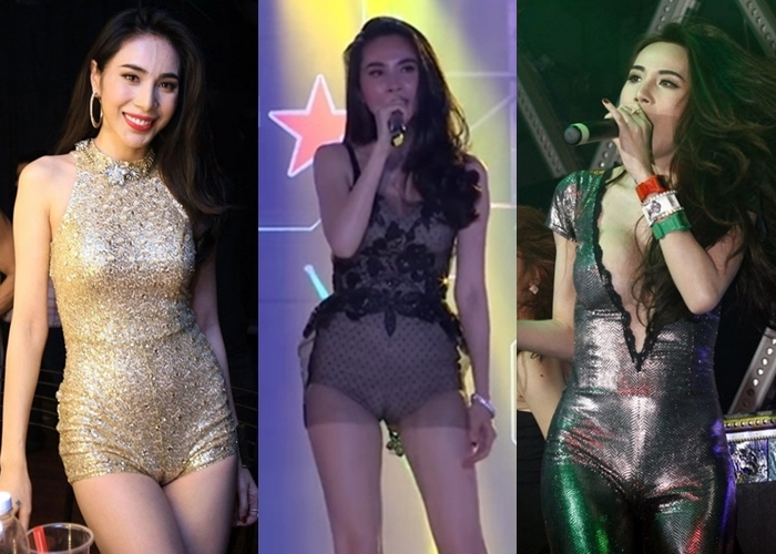 Sao Việt mặc trang phục quần bó sát phản cảm