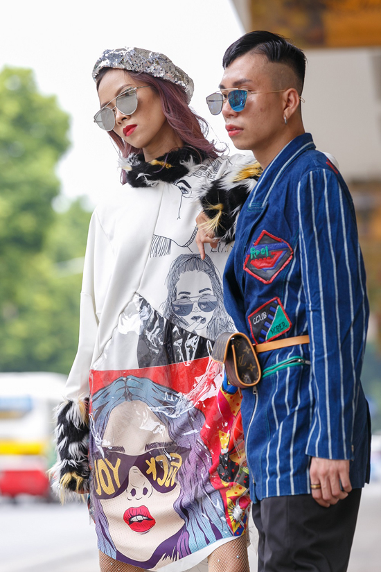 Street style kì dị của giới trẻ Việt tại Tuần lễ Thời trang Quốc tế