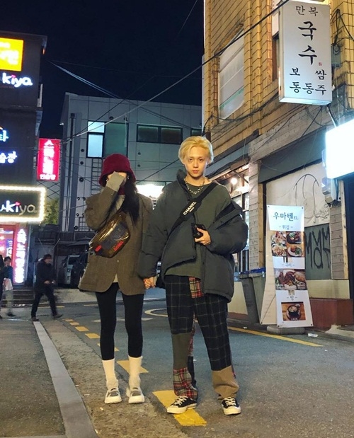 Ảnh hot sao Hàn: Hyun Ah hạnh phúc bên E'Dawn