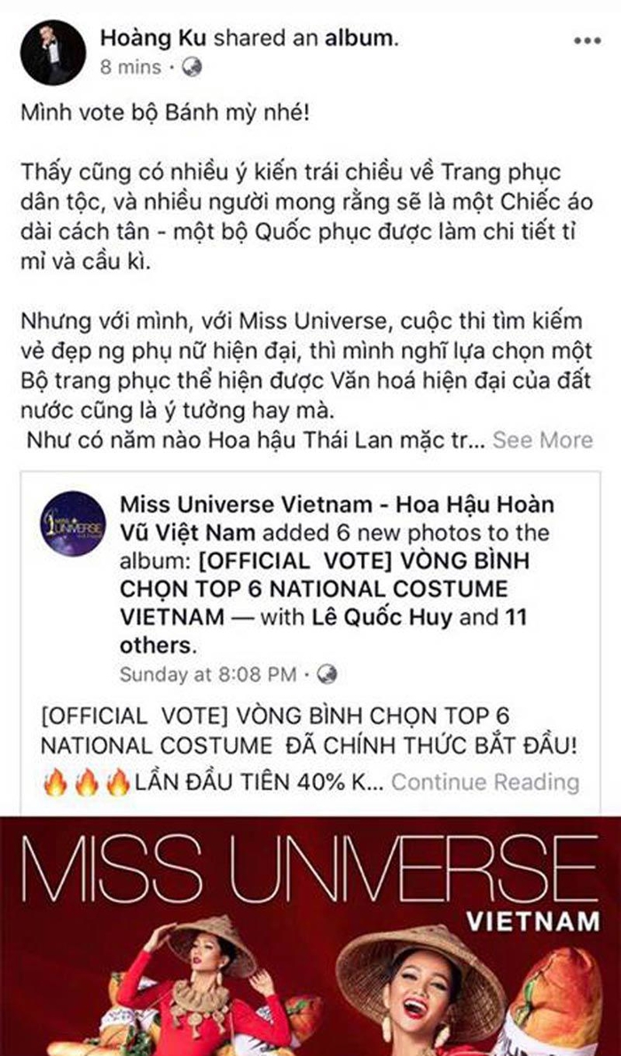 Dậy sóng khen chê quanh trang phục Bánh mì của H'Hen Niê
