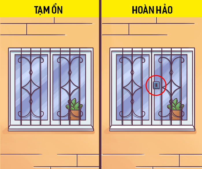 12 mẹo cực hay giúp ngăn chặn kẻ trộm đột nhập vào nhà