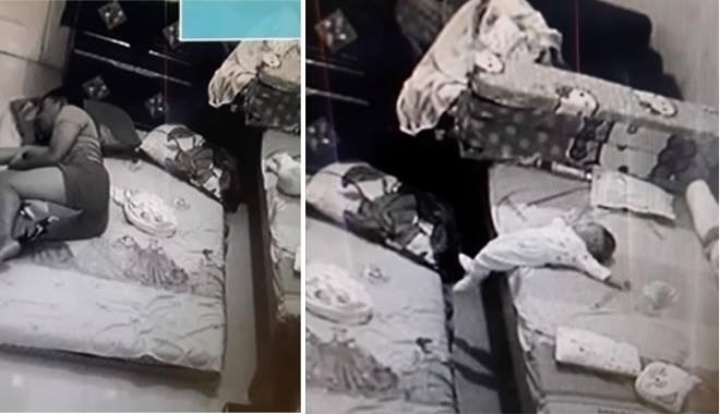 Bố ngủ quên khi trông con khiến em bé 2 tháng xém chết vì ngộp thở
