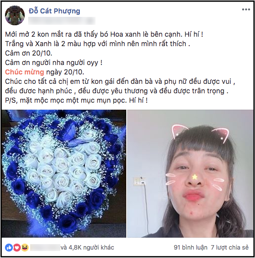 Cát Phượng công khai hình xăm ngầm khẳng định tình cảm với tình trẻ