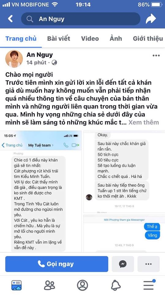 Nhung chi tiet sai qua sai chung minh Cat Phuong và An Nguy co mot nguoi dang noi doi