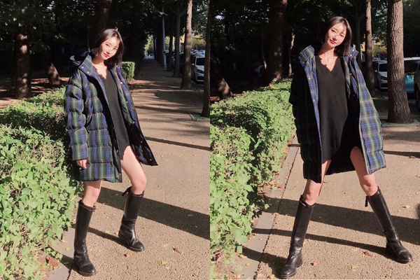 Ảnh hot sao Hàn: Sulli không ngại thả rông ra đường