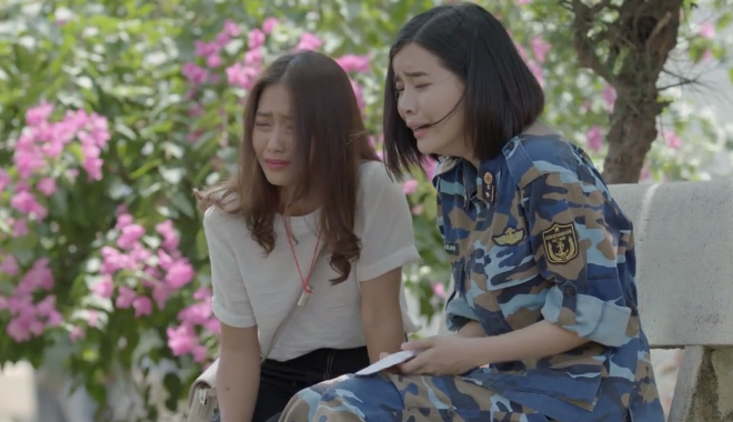 Khả Ngân, Cao Thái Hà khóc nghẹn khi nhận tin báo tử