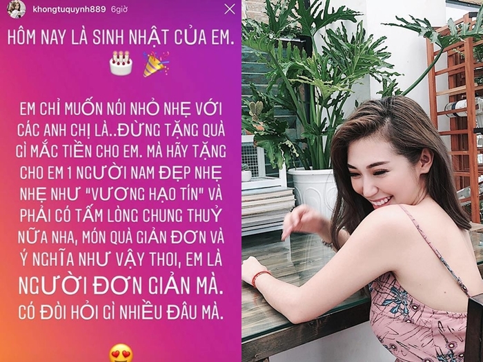 Khổng Tú Quỳnh đưa tiêu chuẩn chọn bạn trai ngầm ẩn ý bị phản bội