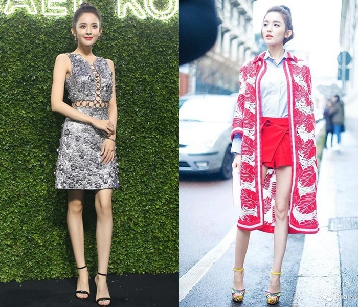Mỹ nhân châu Á sở hữu đôi chân gầy đến dị dạng
