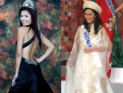 Nhìn lại những bộ quốc phục của Việt Nam tại Miss International