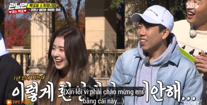 Phì cười trước phiên bản Irene có râu tại chương trình Running Man!