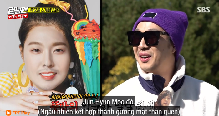 Phì cười trước phiên bản Irene có râu tại chương trình Running Man!