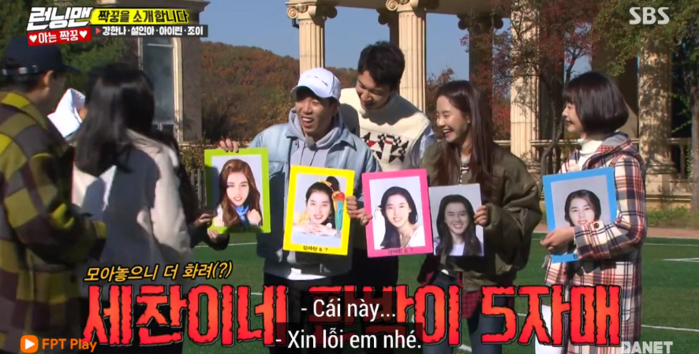 Phì cười trước phiên bản Irene có râu tại chương trình Running Man!