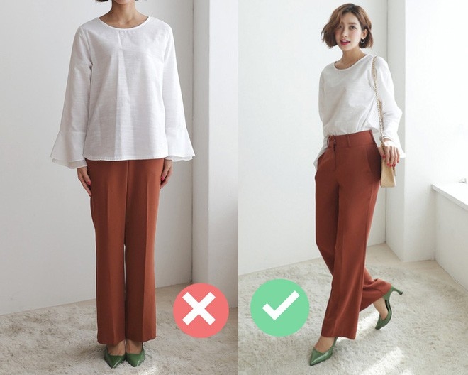 Quần ống rộng sẽ không còn khó nhằn nếu các nàng biết 6 mẹo này