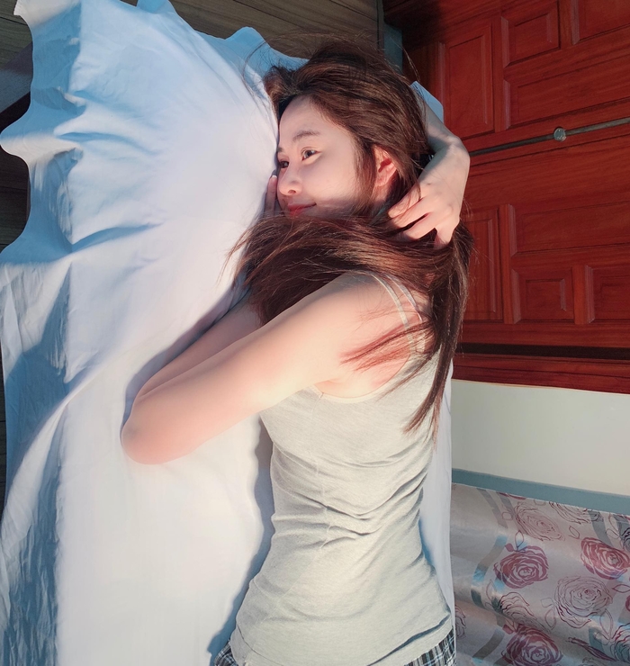 Sau khi tăng 8kg vì ngủ ngon ăn khỏe, Hoa khôi Nam Em bất ngờ thon gọn