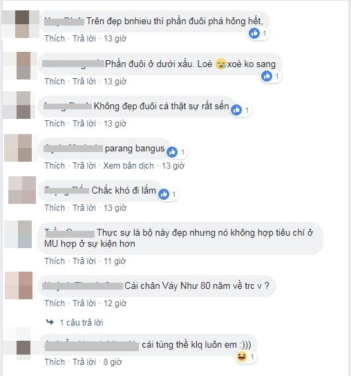 Trang phục dạ hội của “cô Hen” bị netizen chê bai tới tấp