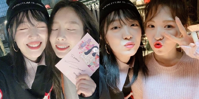 aeyeon giả làm fan đến thăm khiến Sulli bất ngờ suýt khóc