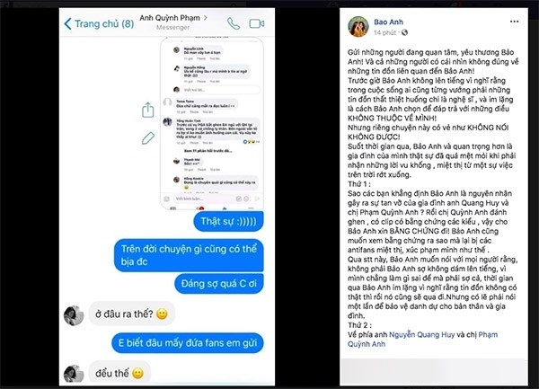 Bảo Anh phân trần chuyện kẻ thứ 3, nhưng thái độ của Phạm Quỳnh Anh mớ