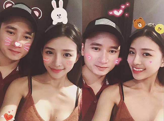 Dat len ban can nhung co vo nong bong cua nam ca si: sexy nhu vo tuan hung van kem xa co gai nay