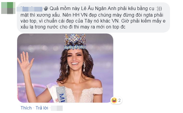 Netizen Việt tranh luận xoay quanh vương miện Tân Hoa hậu Thế giới