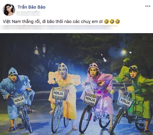 Những màn ăn mừng, đi bão cực chất của sao Việt