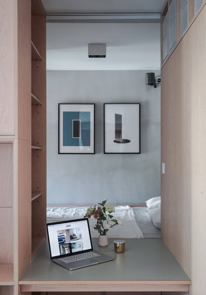 Vỏn vẹn 33m², căn hộ của cặp vợ chồng trẻ gây sốt vì quá tiện nghi